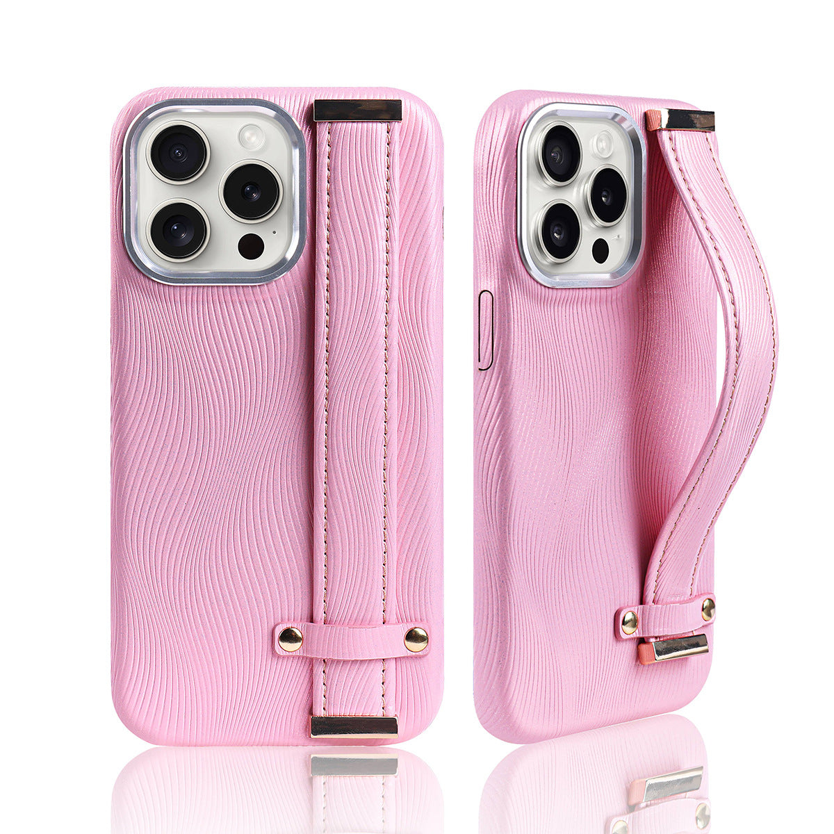 New Wristband Leather Phone Case for iPhone