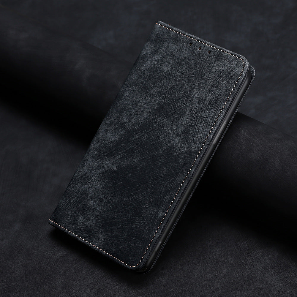 New RFID Blocking Card Holder Leather Phone Case for iPhone