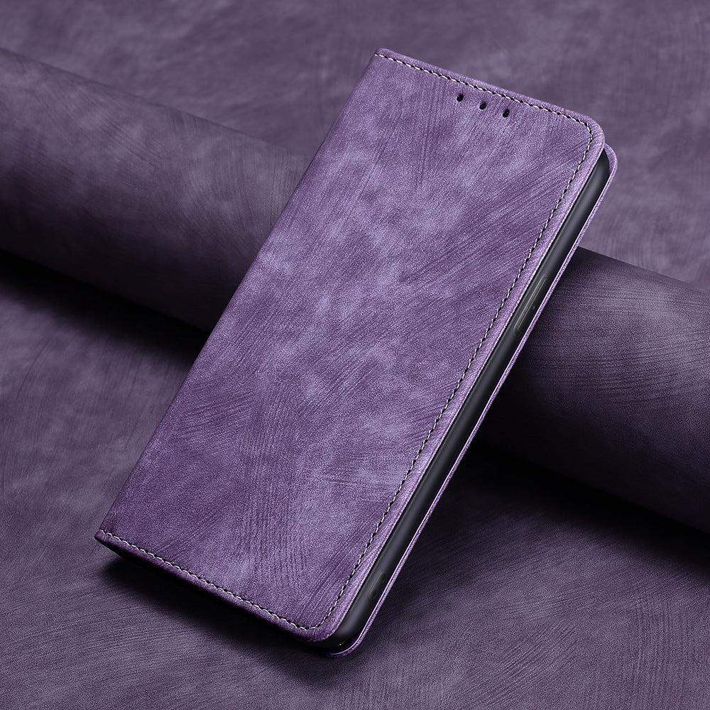 New RFID Blocking Card Holder Leather Phone Case for iPhone