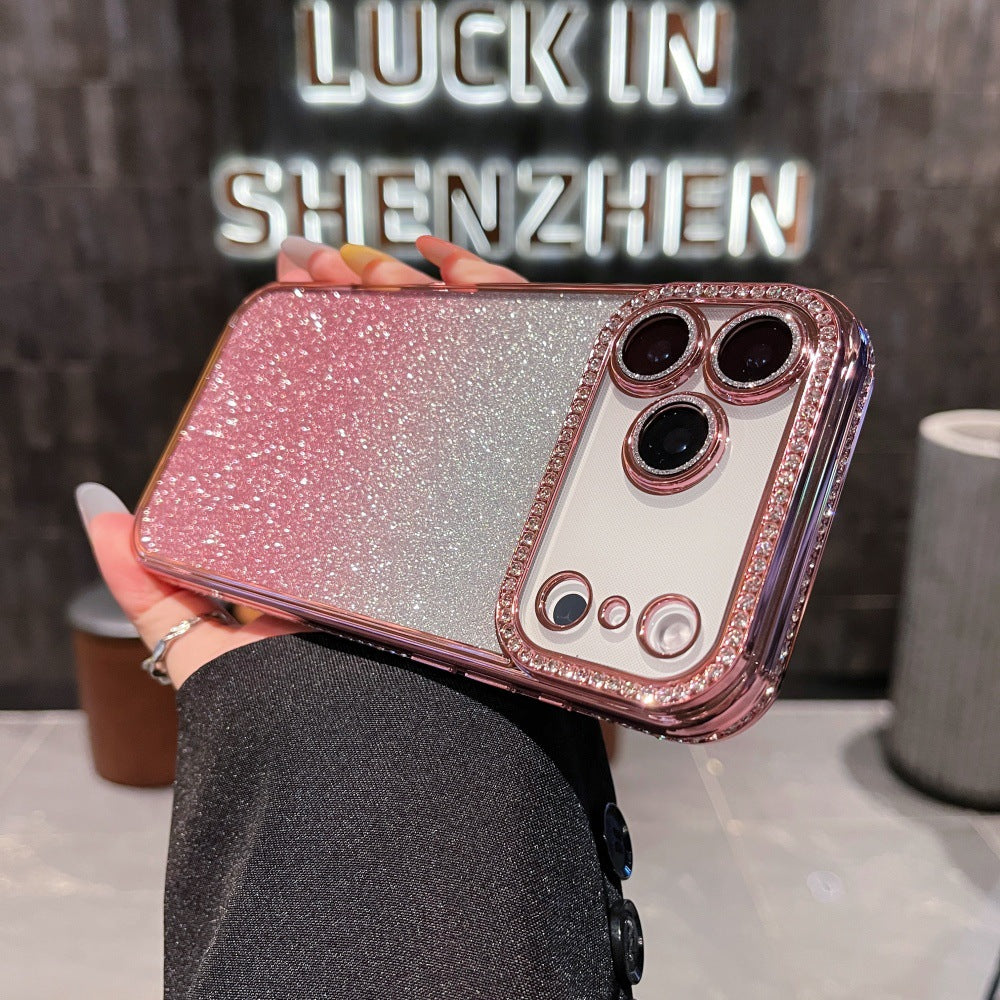 New Bling Glitter Rhinestones Phone Case for iPhone Air/17/17 Pro/17 Pro Max