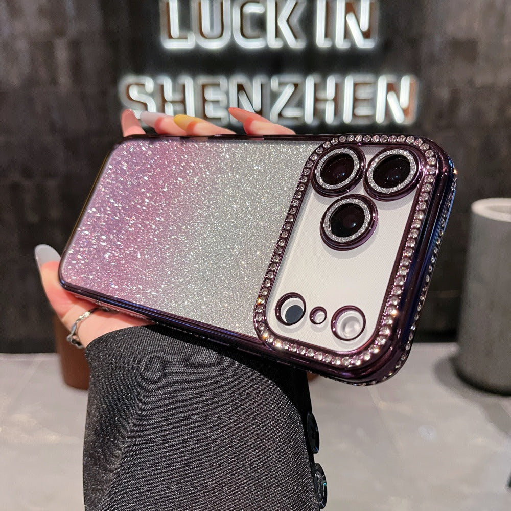 New Bling Glitter Rhinestones Phone Case for iPhone Air/17/17 Pro/17 Pro Max