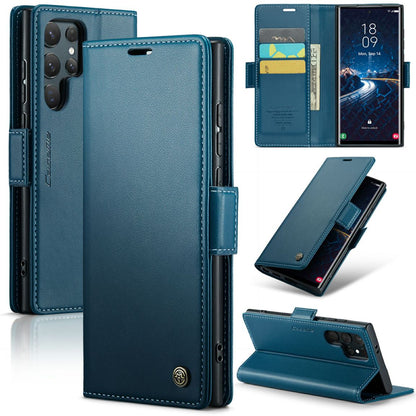New RFID Blocking Card Holder Wireless Charging Phone Case for Samsung