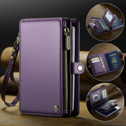 New RFID Blocking Passport Holder Zipper Wallet