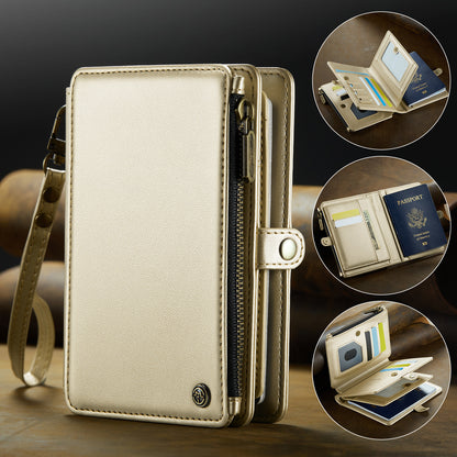 New RFID Blocking Passport Holder Zipper Wallet
