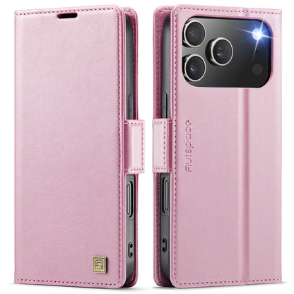 New RFID Blocking Card Holder Wireless Charging Leather Phone Case for iPhone