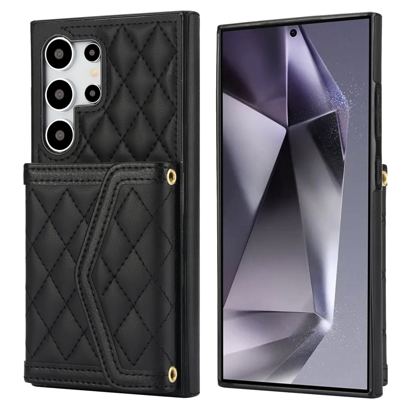 New Crossbody Wallet Leather Phone Case for Samsung