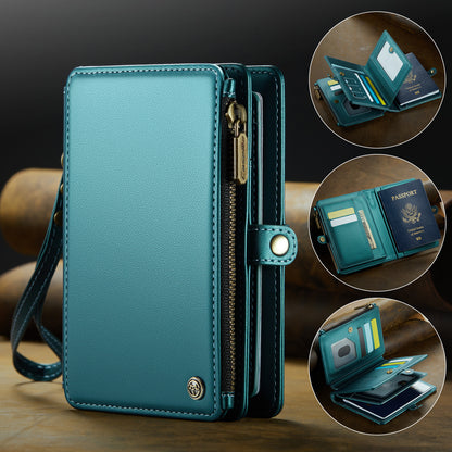 New RFID Blocking Passport Holder Zipper Wallet