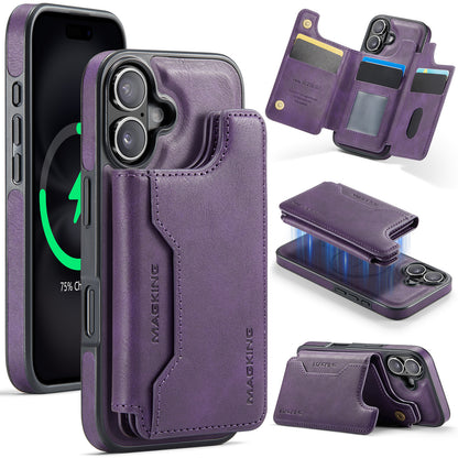 New 2-IN-1 RFID Blocking Wallet Card Holder Leather Phone Case for iPhone Air/17/17 Pro/17 Pro Max