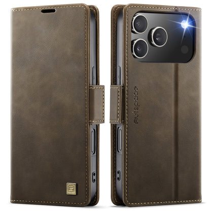 New RFID Blocking Card Holder Wireless Charging Leather Phone Case for iPhone