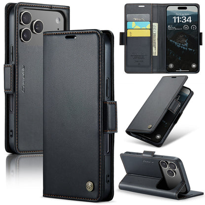 New RFID Blocking Card Holder Wireless Charging Phone Case for iPhone Air/17/17 Pro/17 Pro Max