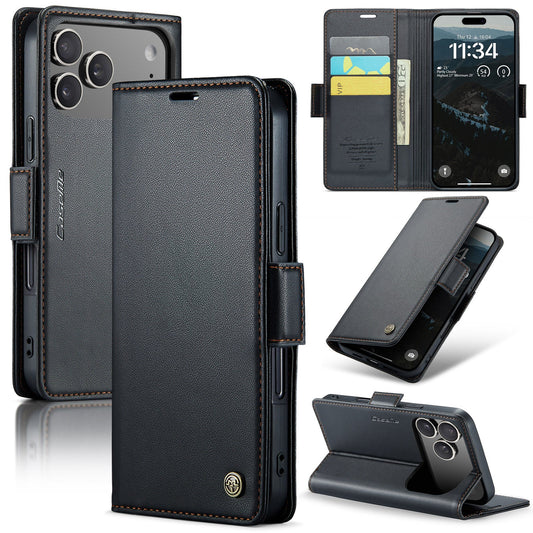 New RFID Blocking Card Holder Wireless Charging Phone Case for iPhone Air/17/17 Pro/17 Pro Max