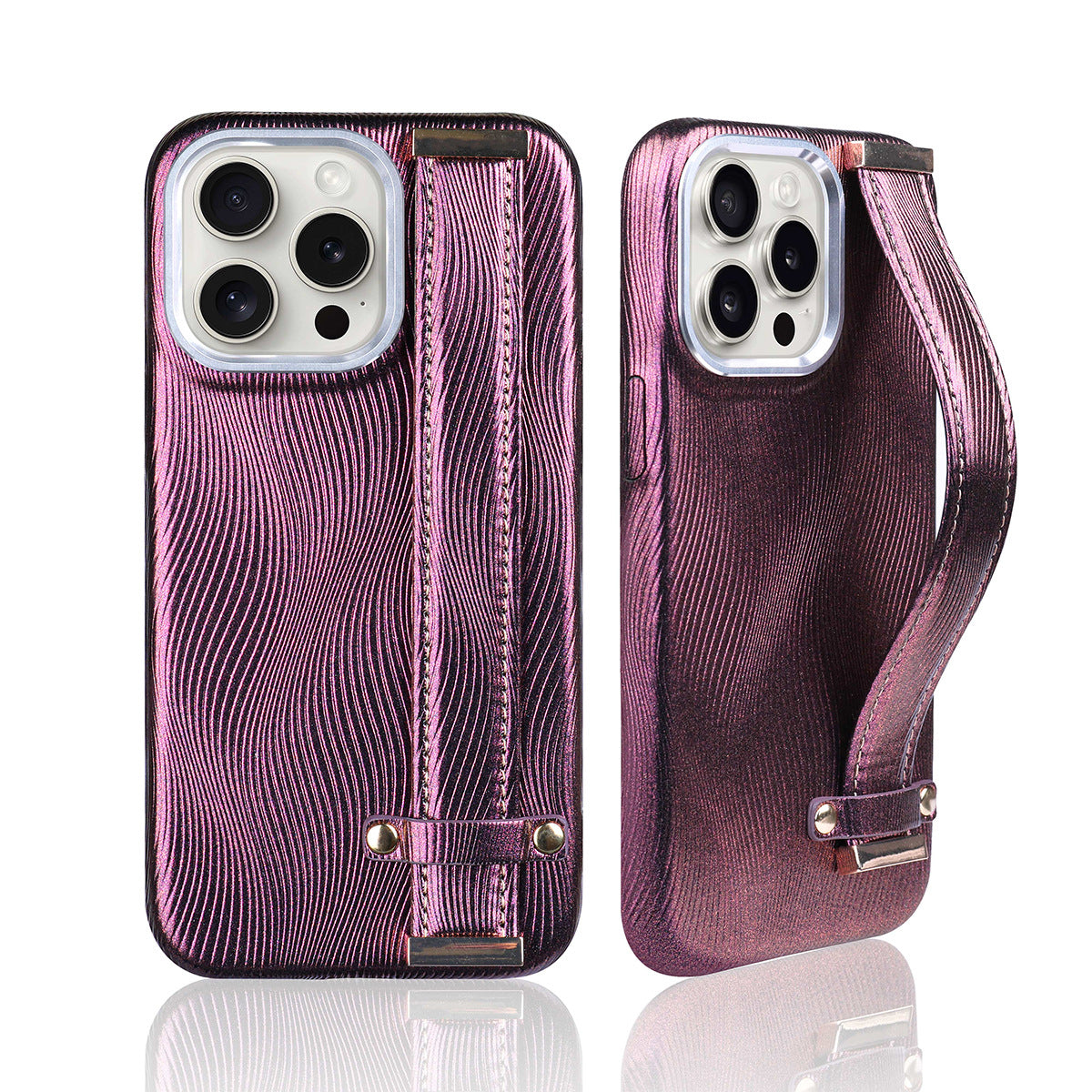 New Wristband Leather Phone Case for iPhone