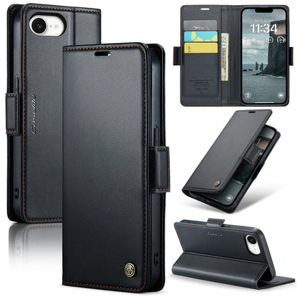 New RFID Blocking Card Holder Wireless Charging Phone Case for iPhone 16/16e/16 Pro/16 Plus/16 Pro Max