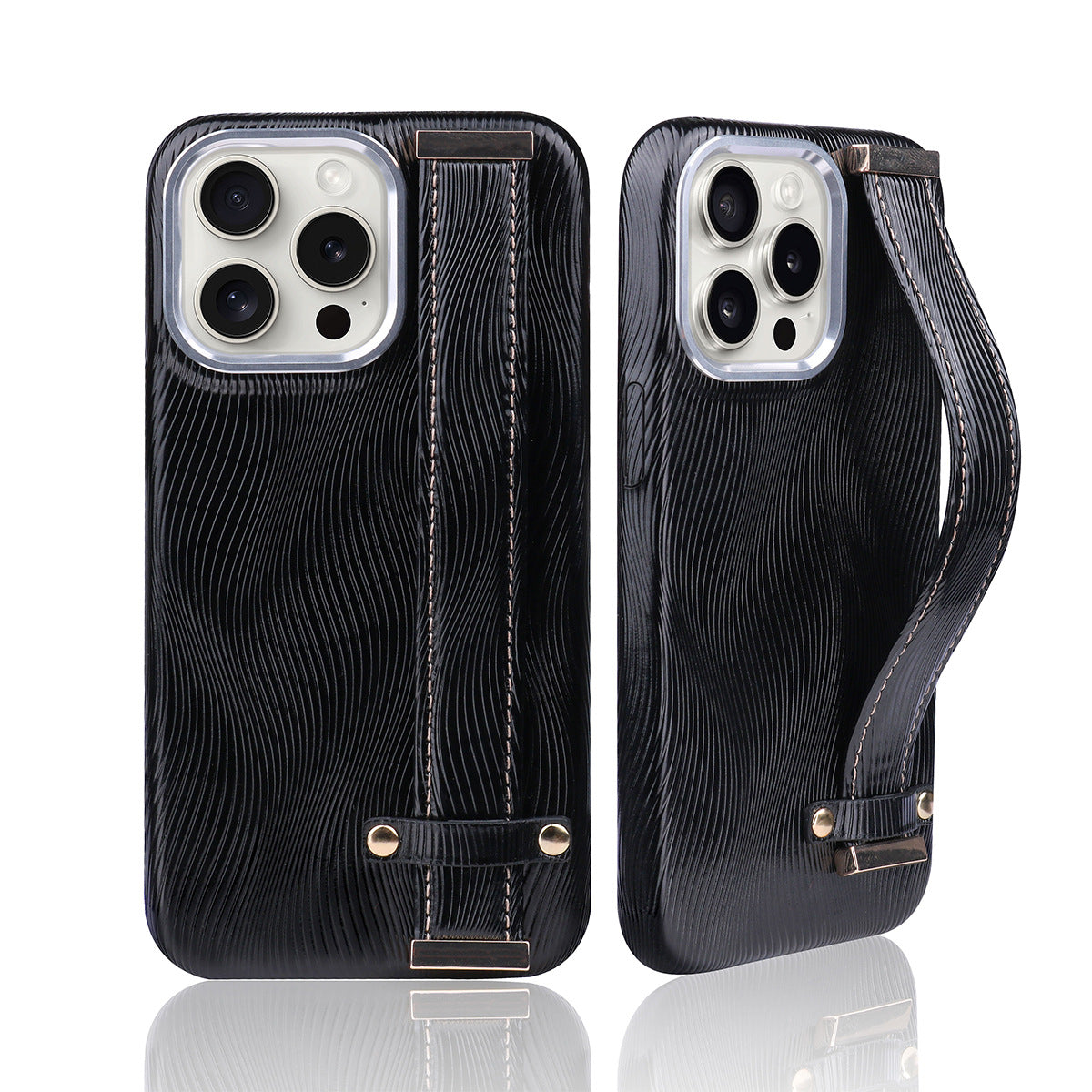 New Wristband Leather Phone Case for iPhone