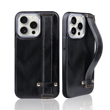 New Wristband Leather Phone Case for iPhone