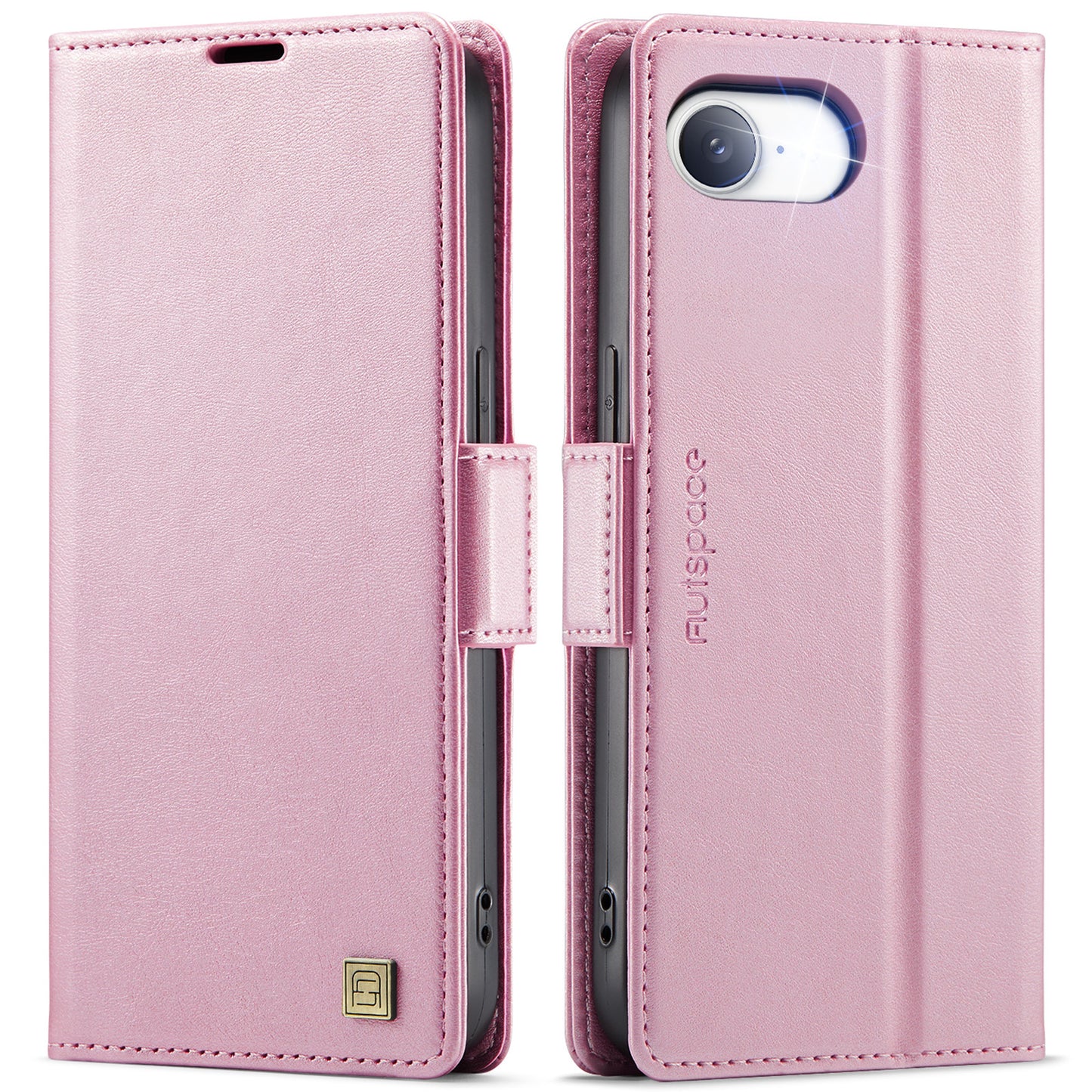 New RFID Blocking Card Holder Wireless Charging Leather Phone Case for iPhone