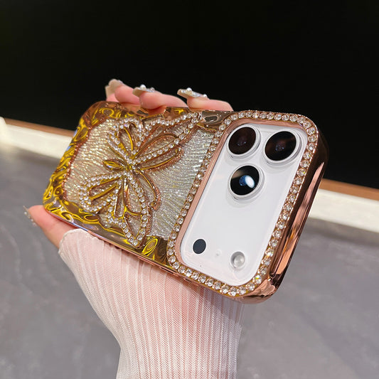 New Bling Glitter Butterfly Phone Case for iPhone Air/17/17 Pro/17 Pro Max