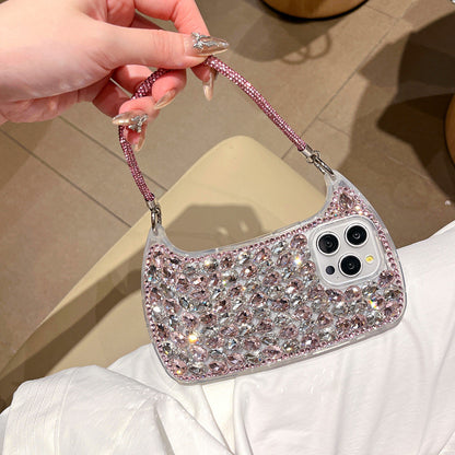 New Bling Rhinestone Bag Phone Case for iPhone 16/16 Pro/16 Plus/16 Pro Max