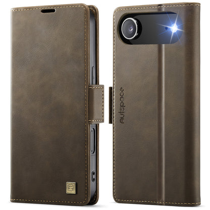 New RFID Blocking Card Holder Wireless Charging Leather Phone Case for iPhone