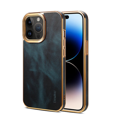 New Electroplating Leather Phone Case for iPhone 16/16 Pro/16 Plus/16 Pro Max