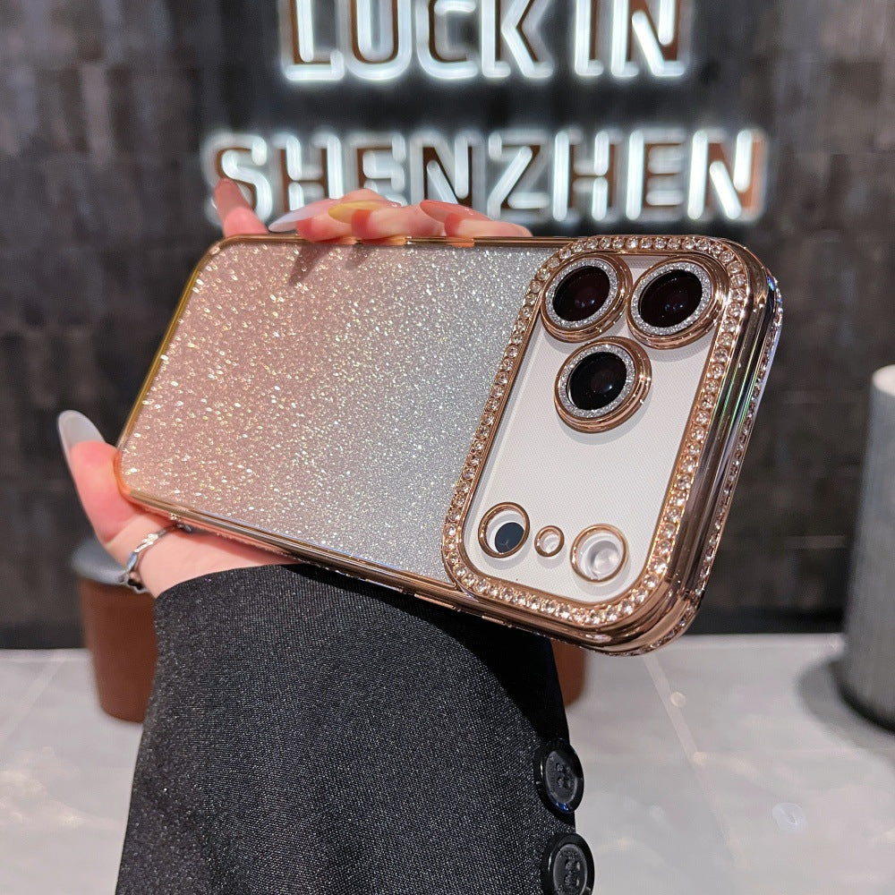 New Bling Glitter Rhinestones Phone Case for iPhone Air/17/17 Pro/17 Pro Max