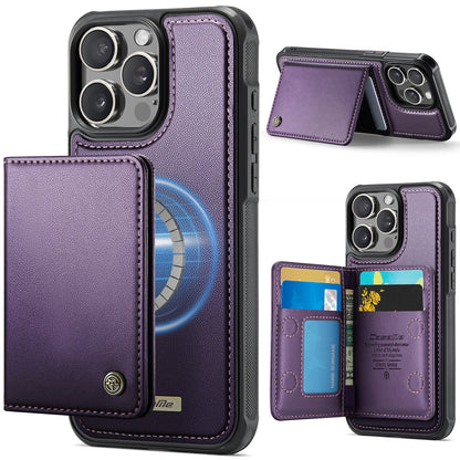 New 2-IN-1 RFID Blocking Wallet Card Holder Leather Case for iPhone