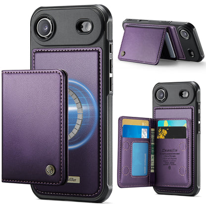 New 2-IN-1 RFID Blocking Wallet Card Holder Leather Case for iPhone