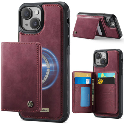 New 2-IN-1 RFID Blocking Wallet Card Holder Leather Case for iPhone