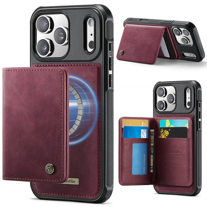 New 2-IN-1 RFID Blocking Wallet Card Holder Leather Case for iPhone