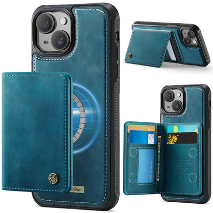 New 2-IN-1 RFID Blocking Wallet Card Holder Leather Case for iPhone