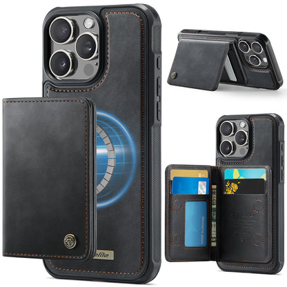 New 2-IN-1 RFID Blocking Wallet Card Holder Leather Case for iPhone