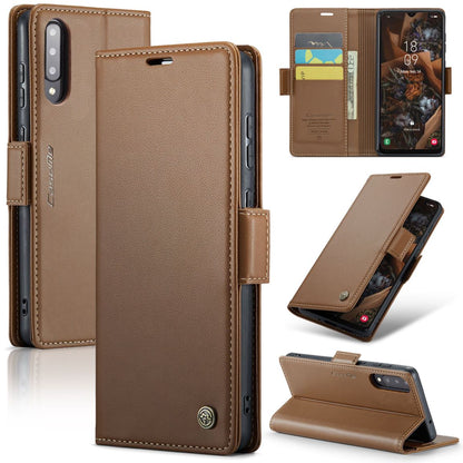 New RFID Blocking Card Holder Wireless Charging Phone Case for Samsung Galaxy A