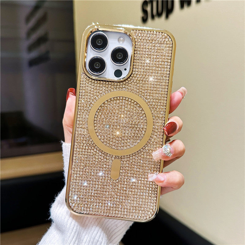 New Bling Rhinestones Phone Case for iPhone 16 Pro Max