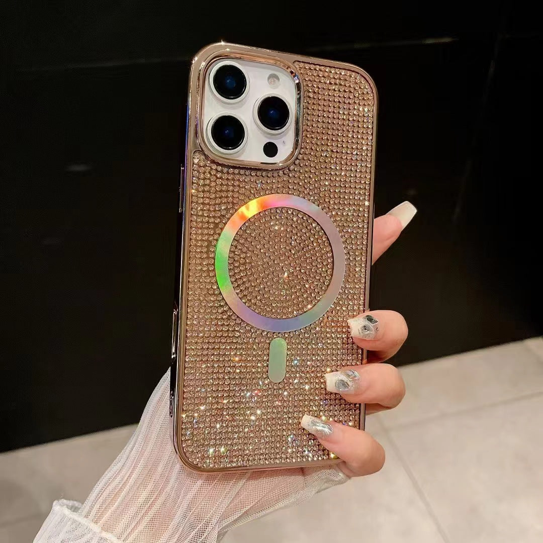 New Bling Rhinestones Phone Case for iPhone 16 Pro Max