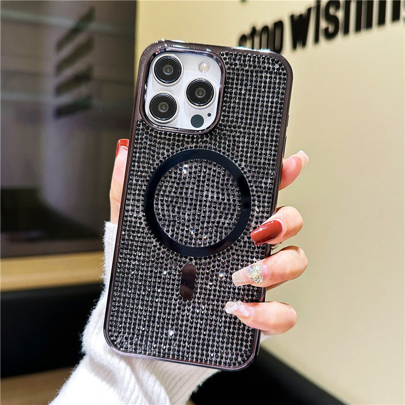 New Bling Rhinestones Phone Case for iPhone 16 Pro Max