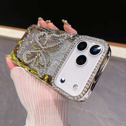 New Bling Glitter Butterfly Phone Case for iPhone Air/17/17 Pro/17 Pro Max