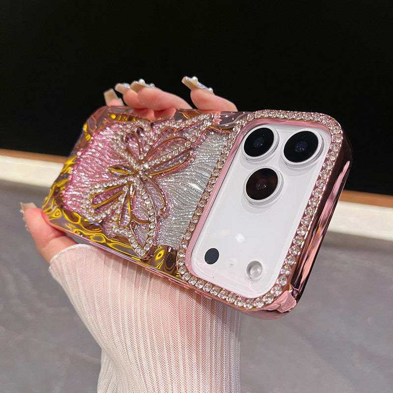 New Bling Glitter Butterfly Phone Case for iPhone Air/17/17 Pro/17 Pro Max