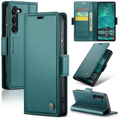 New RFID Blocking Card Holder Wireless Charging Phone Case for Samsung