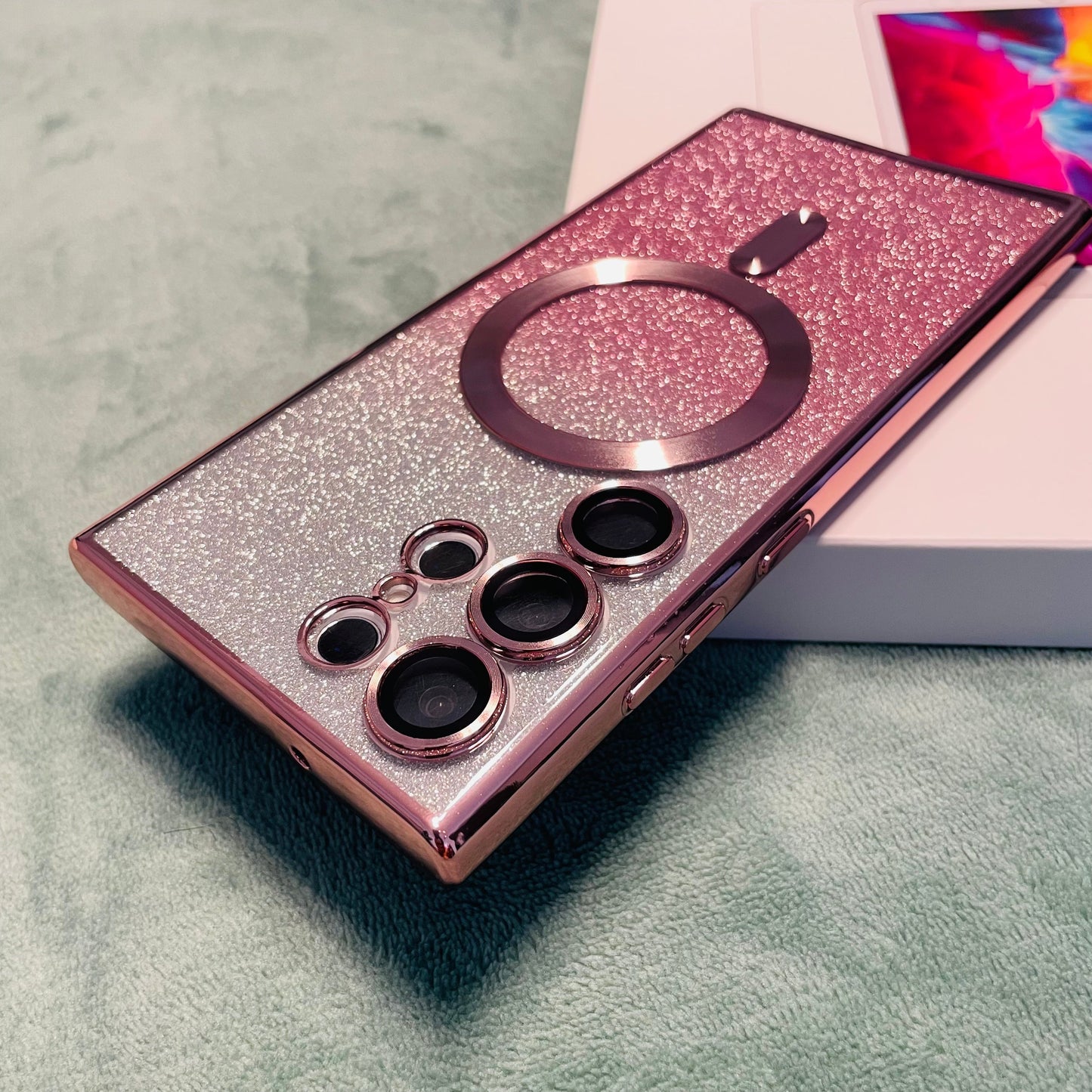 New Electroplated Glitter Lens Protector Case for Samsung