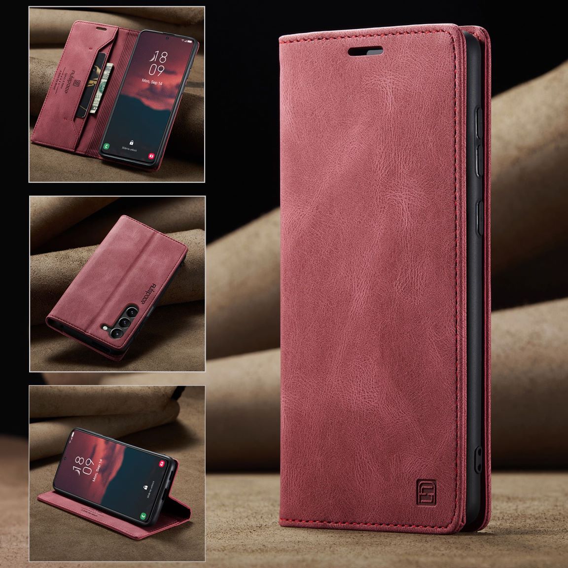 New RFID Blocking Card Holder Phone Case for Samsung